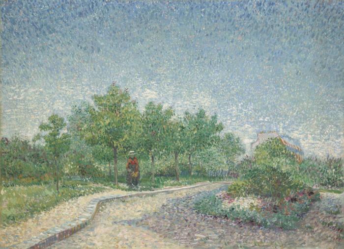 Vincent Van Gogh Corner in Voyer-d'Argenson Park at Asnieres oil painting picture